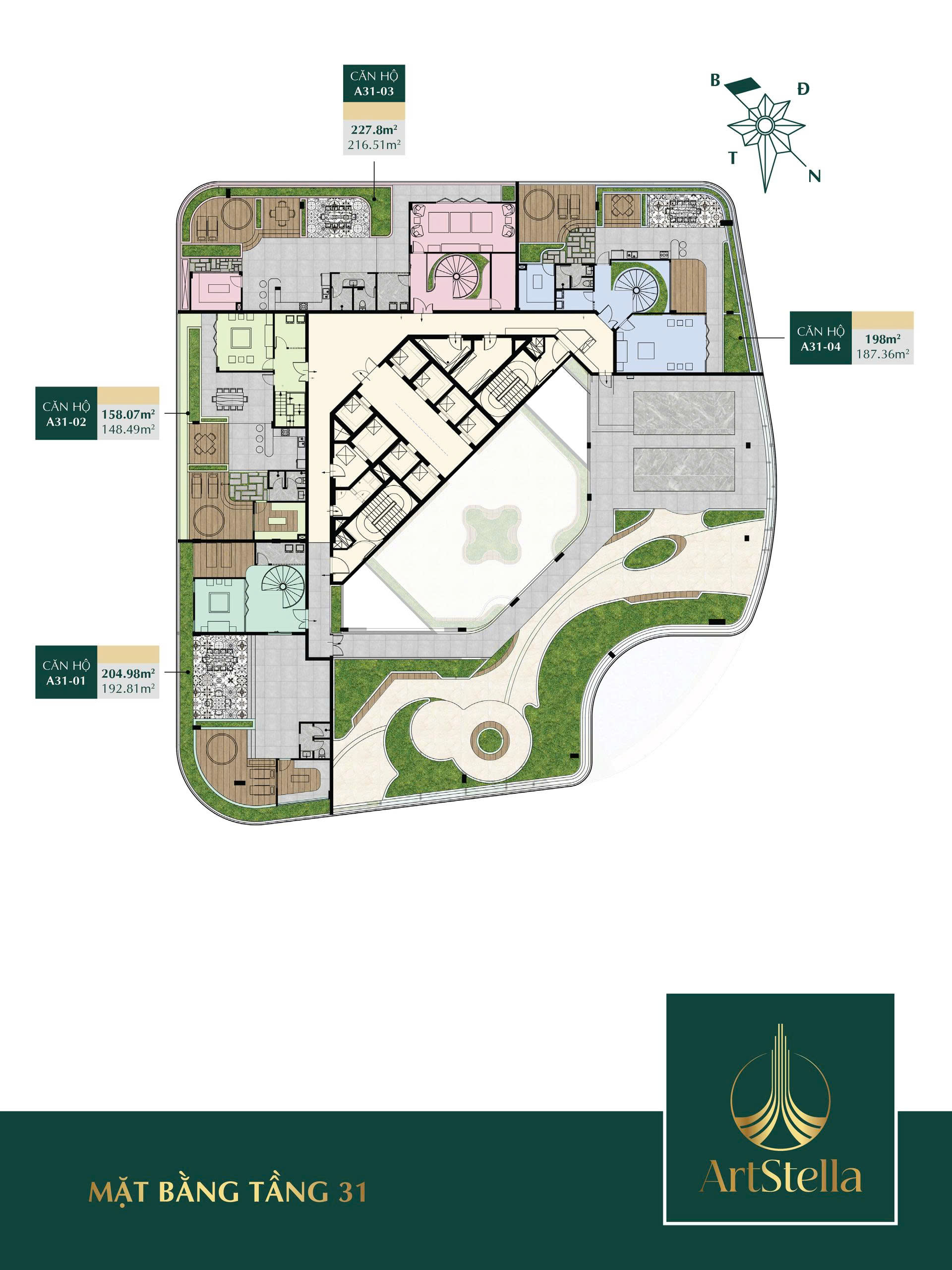 Mặt Bằng Dự án Art Stella