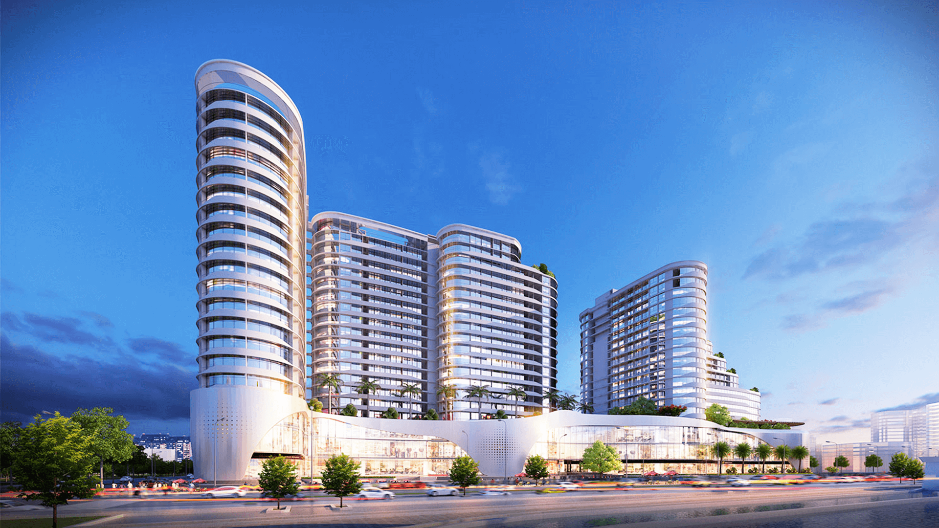 Phối Cảnh Dự án Diamond Sky Vạn Phúc