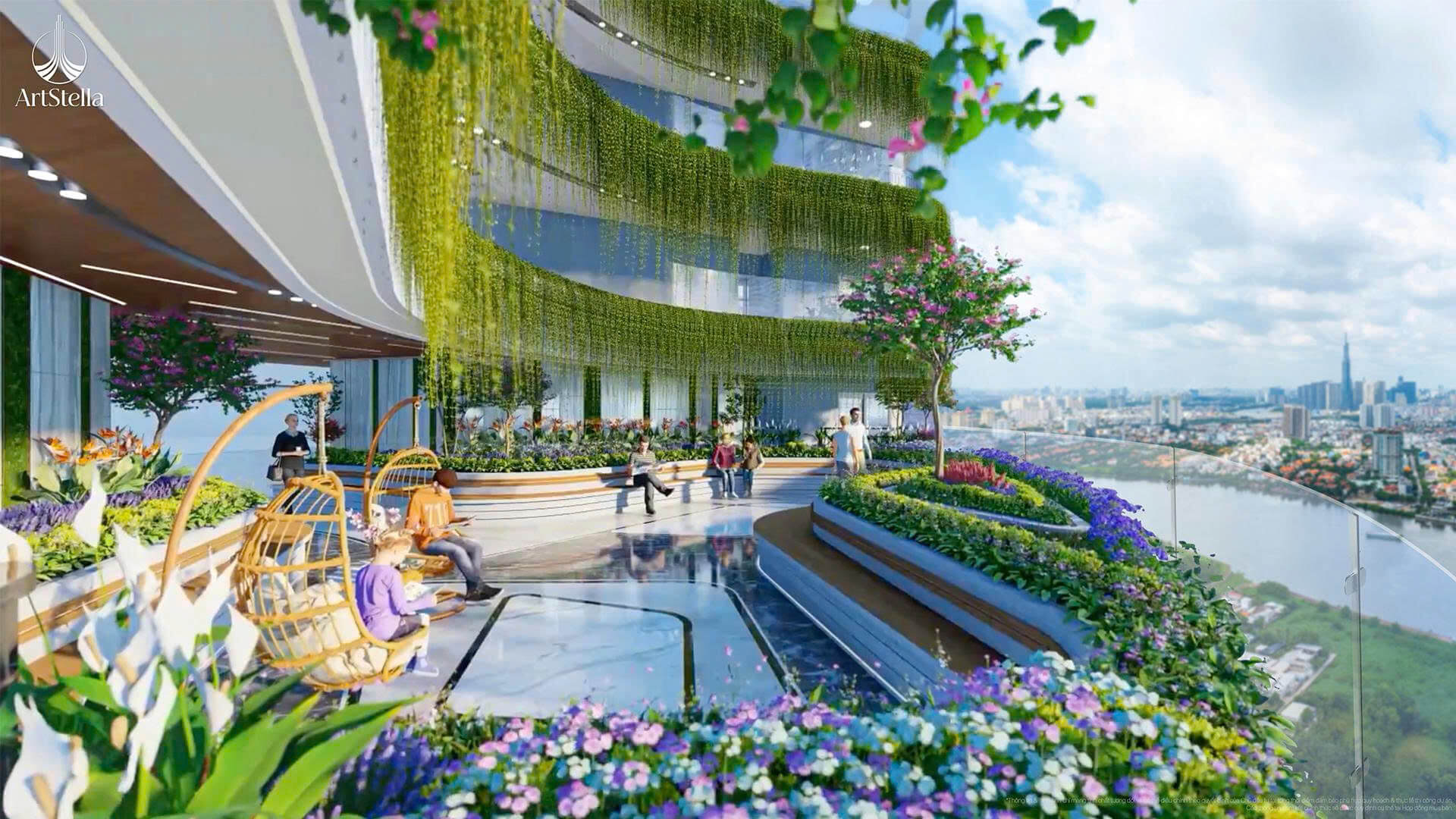 Tiện ích nội khu Vườn đọc sách ArtStella