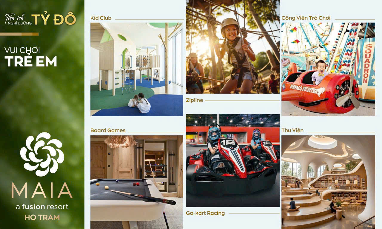 Tổ Hợp Tiện Ích Maia Resort Hồ Tràm