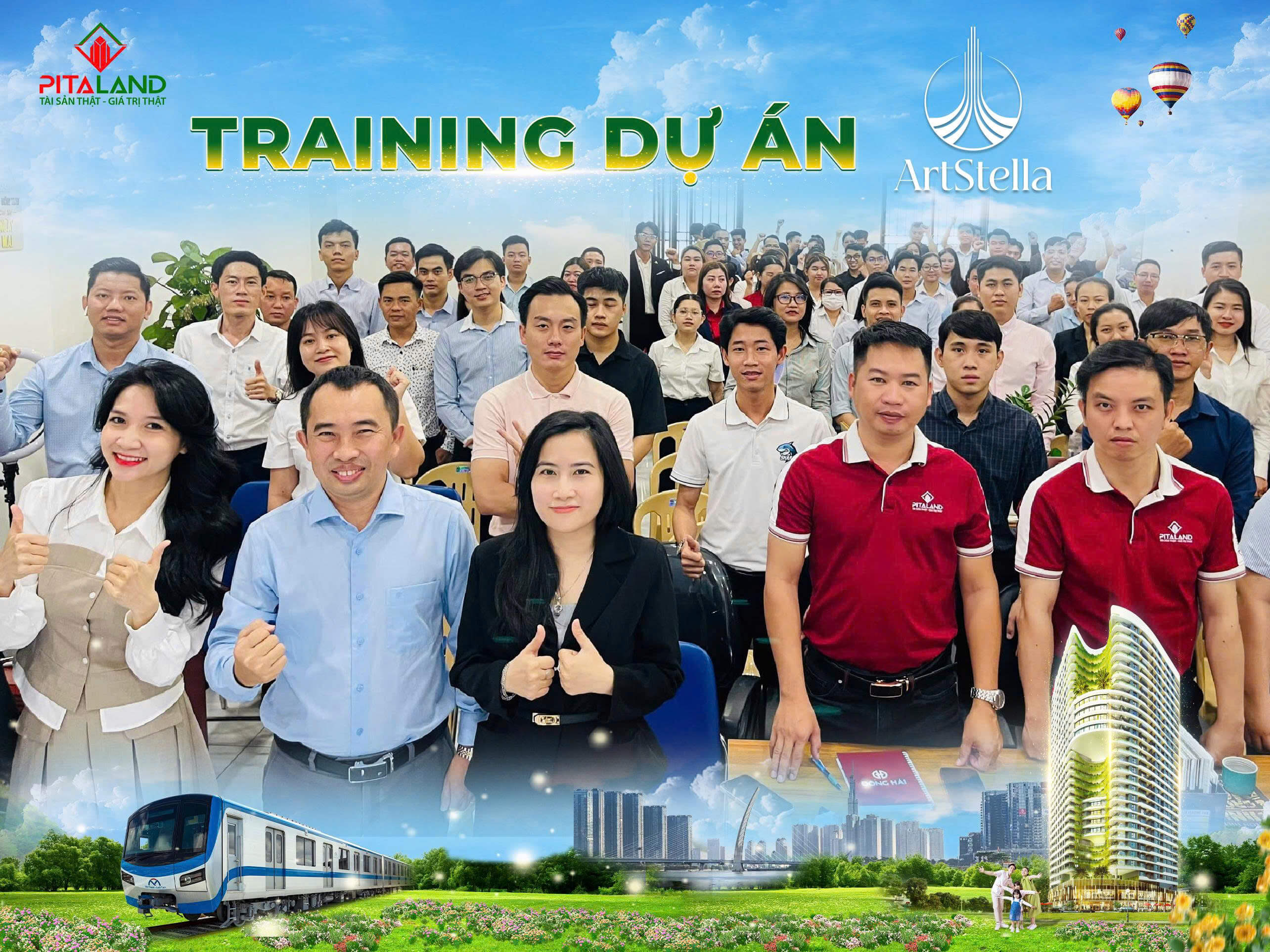 Buổi Training Chuyên Sâu ArtStella – Pitaland Sẵn Sàng Bứt Tốc, Làm Chủ Thị Trường Khu Đông
