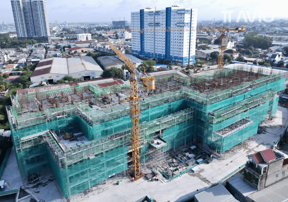 Cập nhật tiến độ thi công TT AVIO mới nhất T9/2025