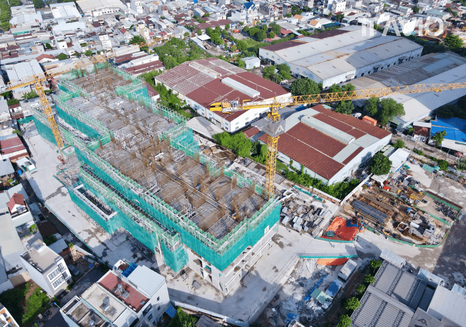 Cập nhật tiến độ thi công TT AVIO mới nhất T9/2025