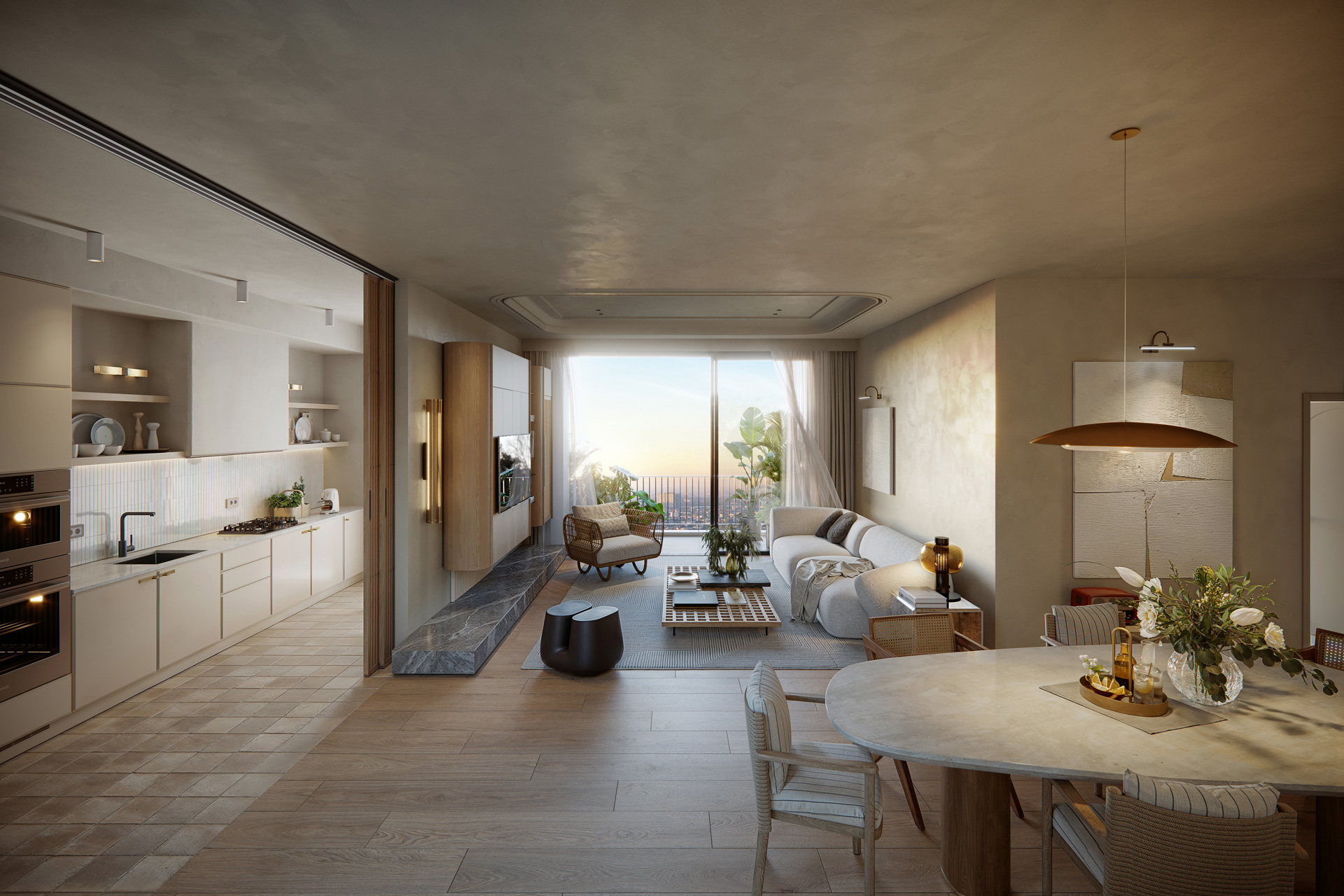 Phòng khách & Bếp - Trọn vẹn cảm hứng sống tiện nghi kết nối từng khoảnh khắc