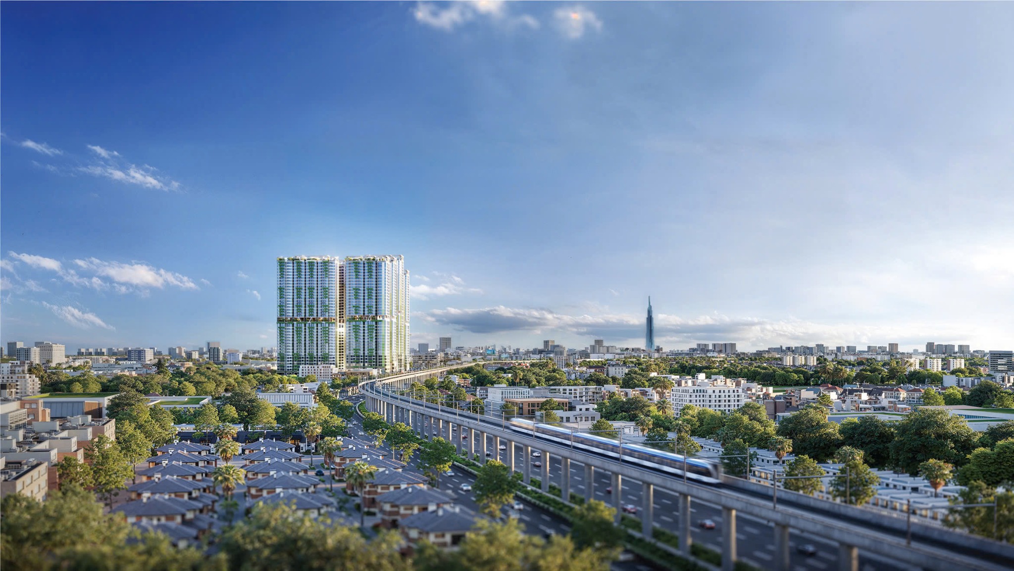 Phối cảnh tổng quan dự án La Pura – tháp Risa