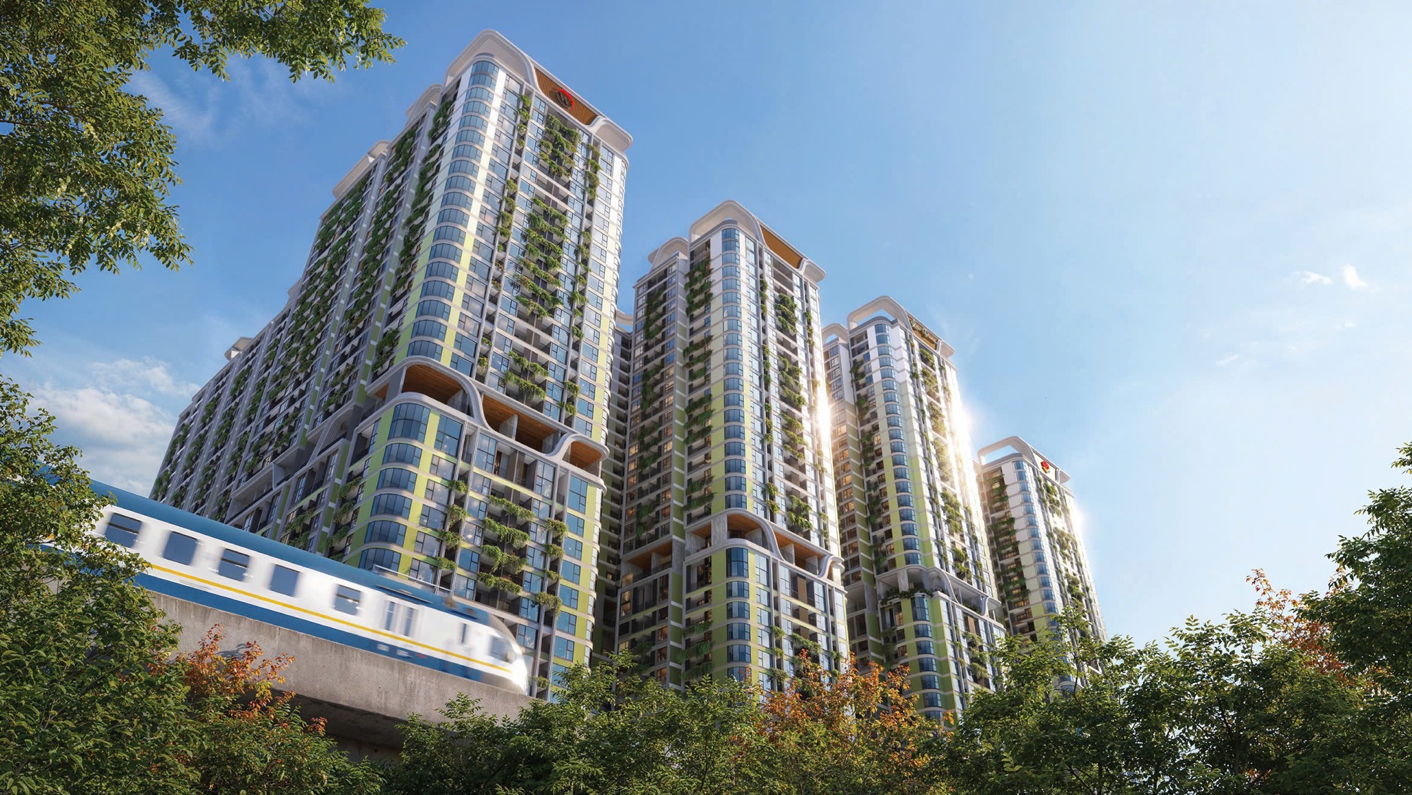 Phối cảnh tổng quan dự án La Pura – tháp Risa