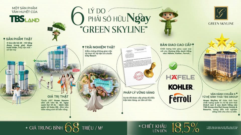 TOP 6 LÝ DO NHẤT ĐỊNH PHẢI SỞ HỮU GREEN SKYLINE NGAY THỜI ĐIỂM NÀY!