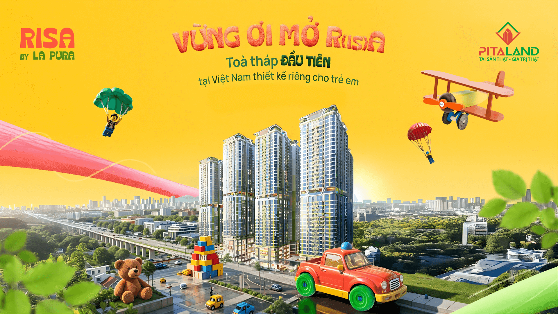 Phối cảnh tổng quan dự án La Pura – tháp Risa