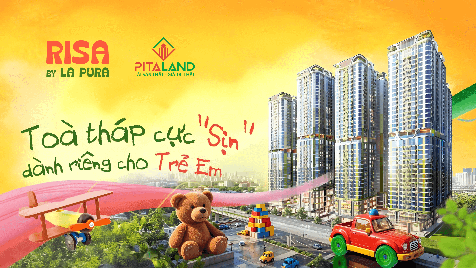 Phối cảnh tổng quan dự án La Pura – tháp Risa