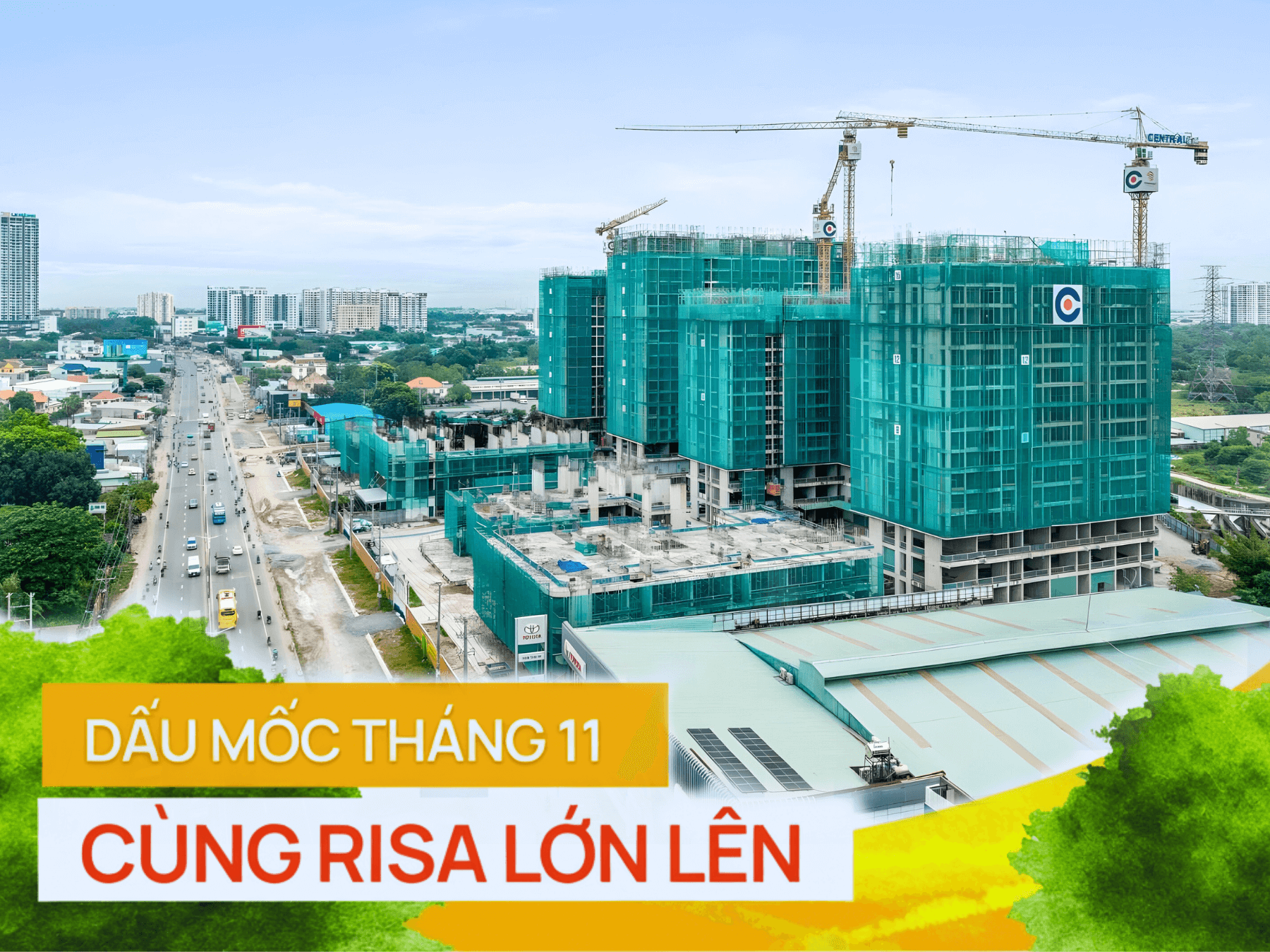 Tiễn độ dự án La Pura tháng 11/2025: Các tòa tháp đang vươn cao mạnh mẽ tại cửa ngõ phía Đông TP.HCM.
