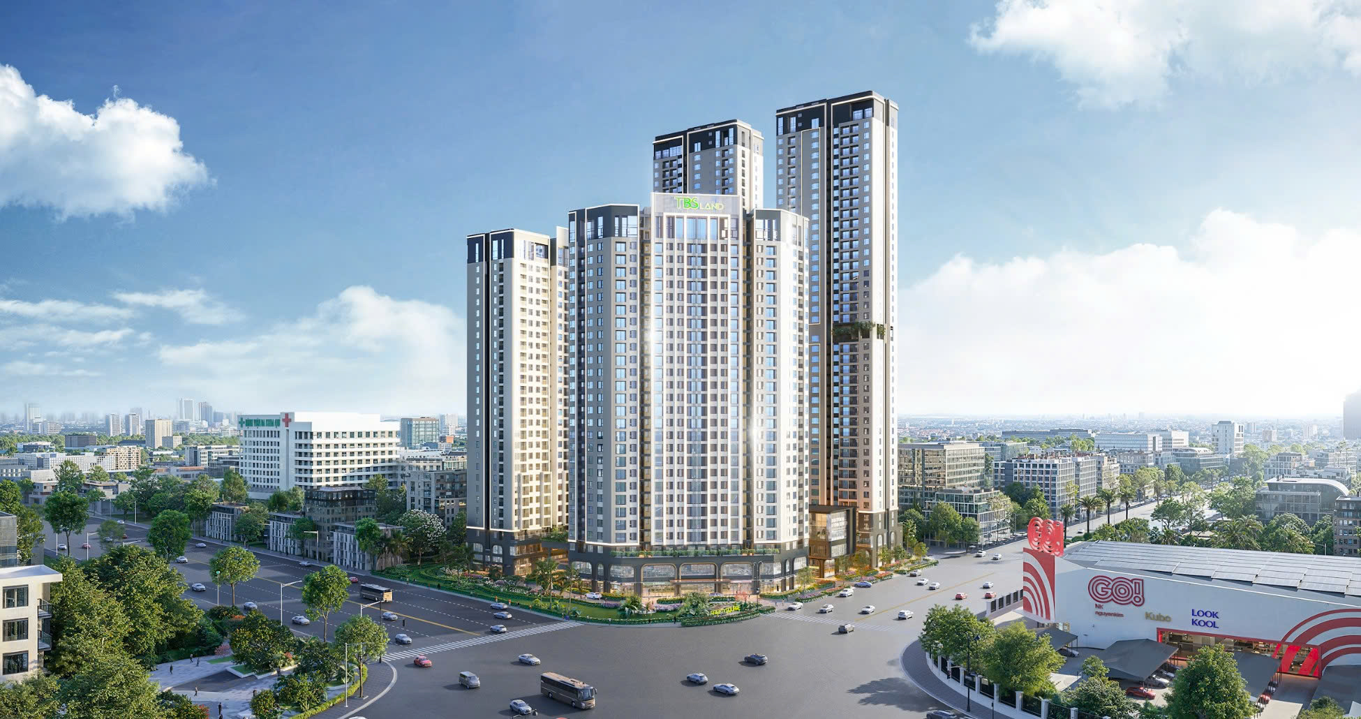 Phối cảnh dự án Green Skyline